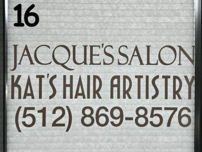 4841 Williams Dr #107, Georgetown, TX 78633 Suite 16 (Jacque's Salon & Kat's Hair Artistry)